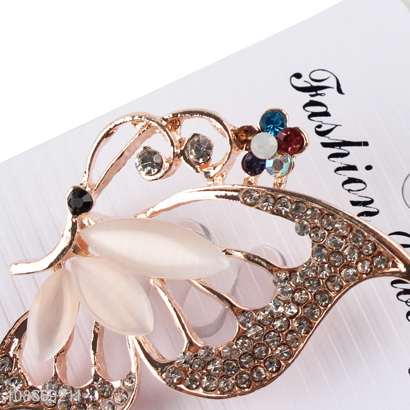 Latest design butterfly brooch alloy brooch pin birthday gifts