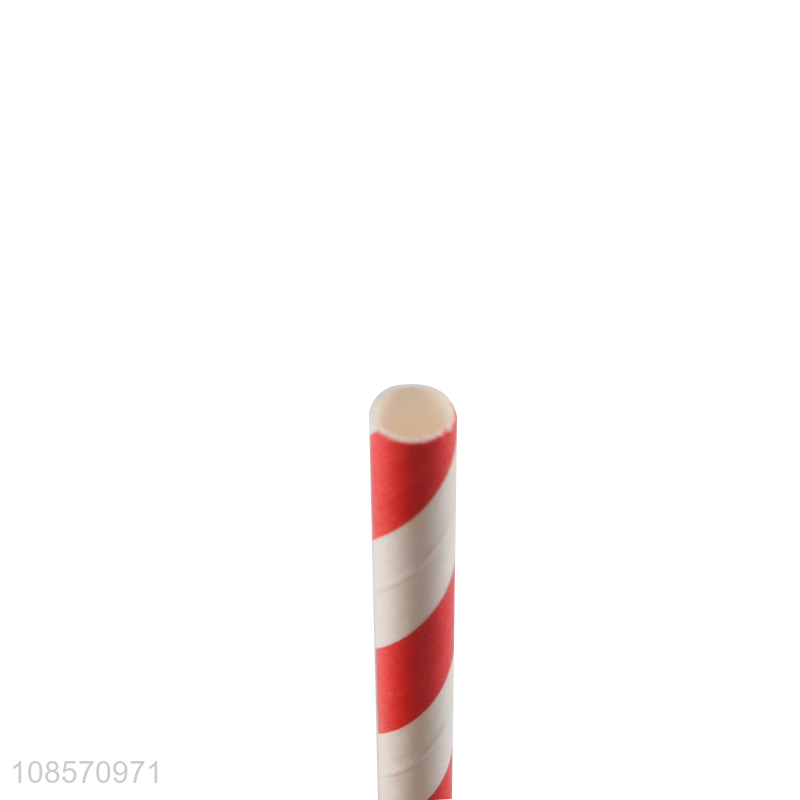 Wholesale 12pcs paper straws for drinks and cocktail