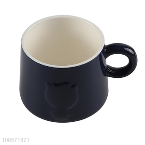 Good quality matte ceramic mug ceramic milk cup with handle