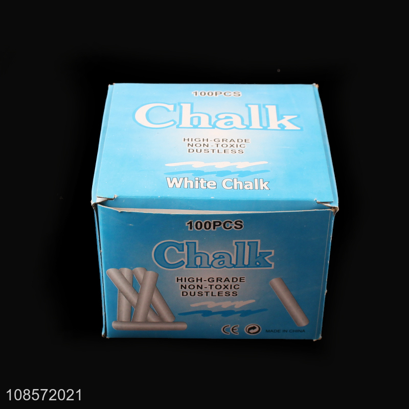 Non-Toxic Dustless Chalk with Eraser White Chalkboard Chalk Sidewalk Chalk  for Kids Teachers - China Chalk, White Chalk