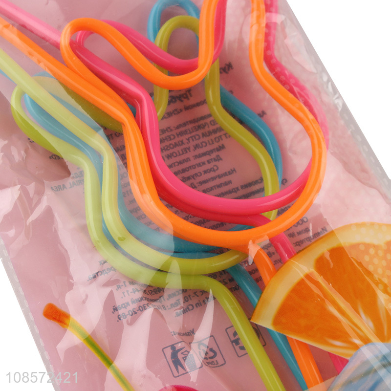 New products rabbit shape plastic drinking straw for sale