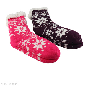 Popular products thickened warm non-slip floor socks