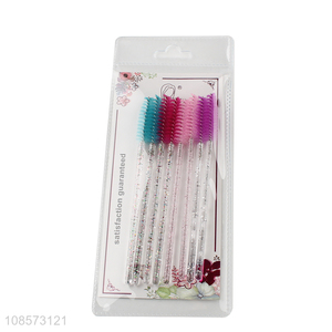 Most popular colorful eyelash wand brush lash extensions brushes