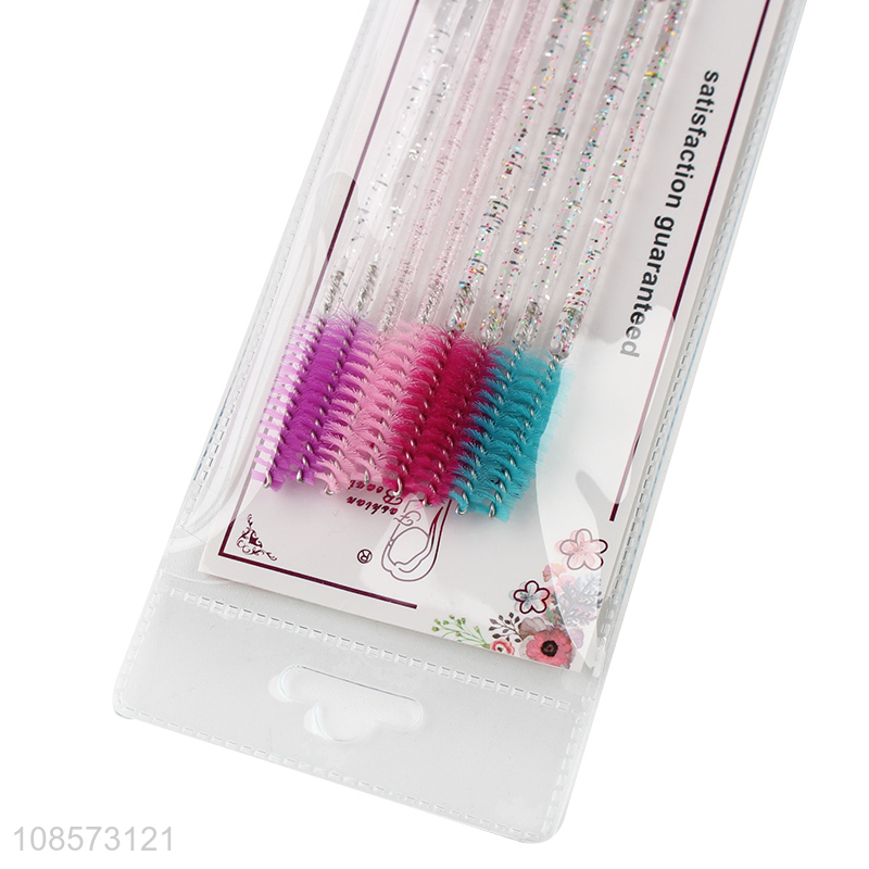 Most popular colorful eyelash wand brush lash extensions brushes