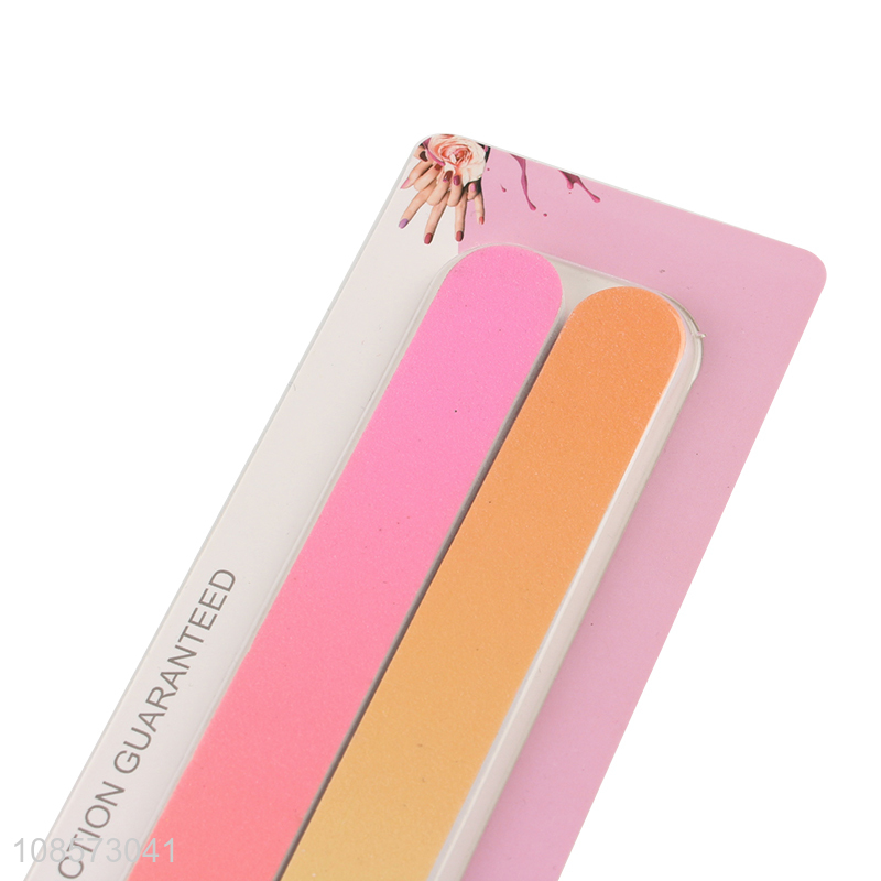 Factory supply multicolor nail art tool nail file for sale