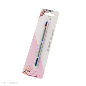 China wholesale <em>stainless</em> <em>steel</em> cuticle pusher for <em>nail</em> beauty tool