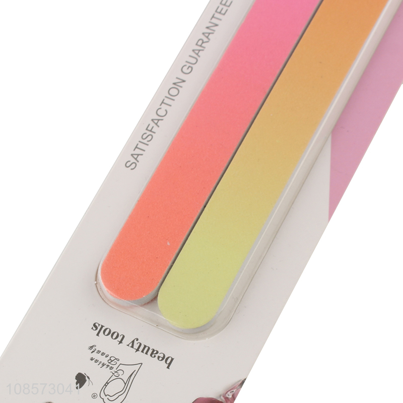 Factory supply multicolor nail art tool nail file for sale