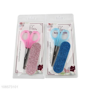 Good quality nail art tool <em>manicure</em> scissors and nail file <em>set</em>