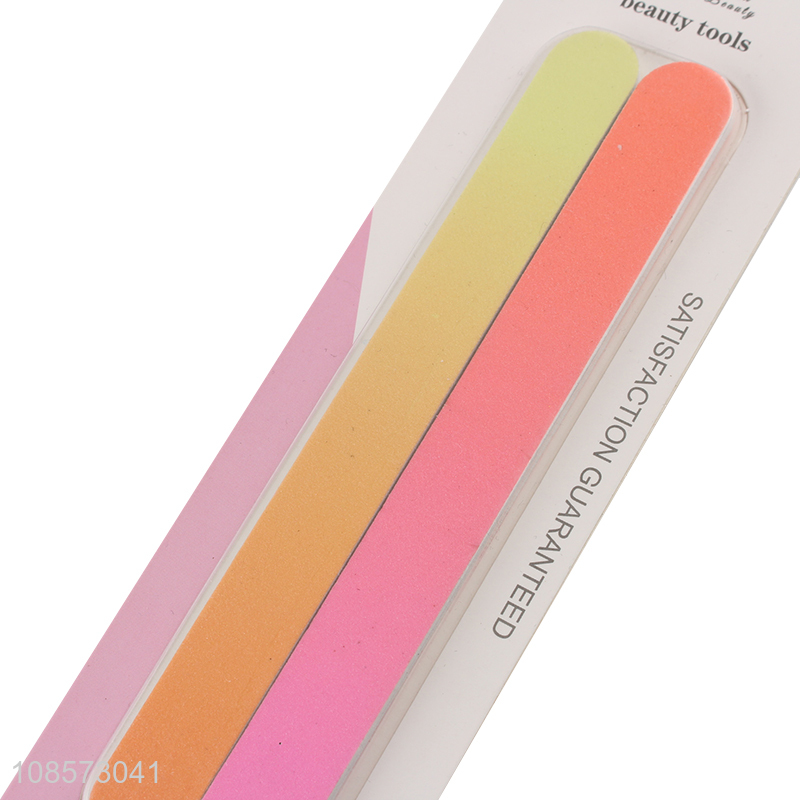 Factory supply multicolor nail art tool nail file for sale