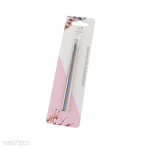 Factory direct sale <em>stainless</em> <em>steel</em> <em>nail</em> manicure cuticle pusher