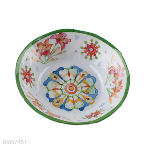 Popular products round dinnerware tableware melamine plate