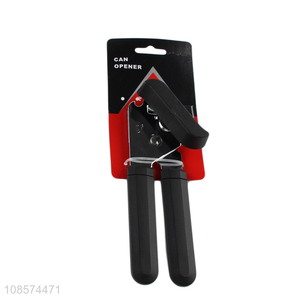 Hot selling stainless steel black cans opener for kitchen