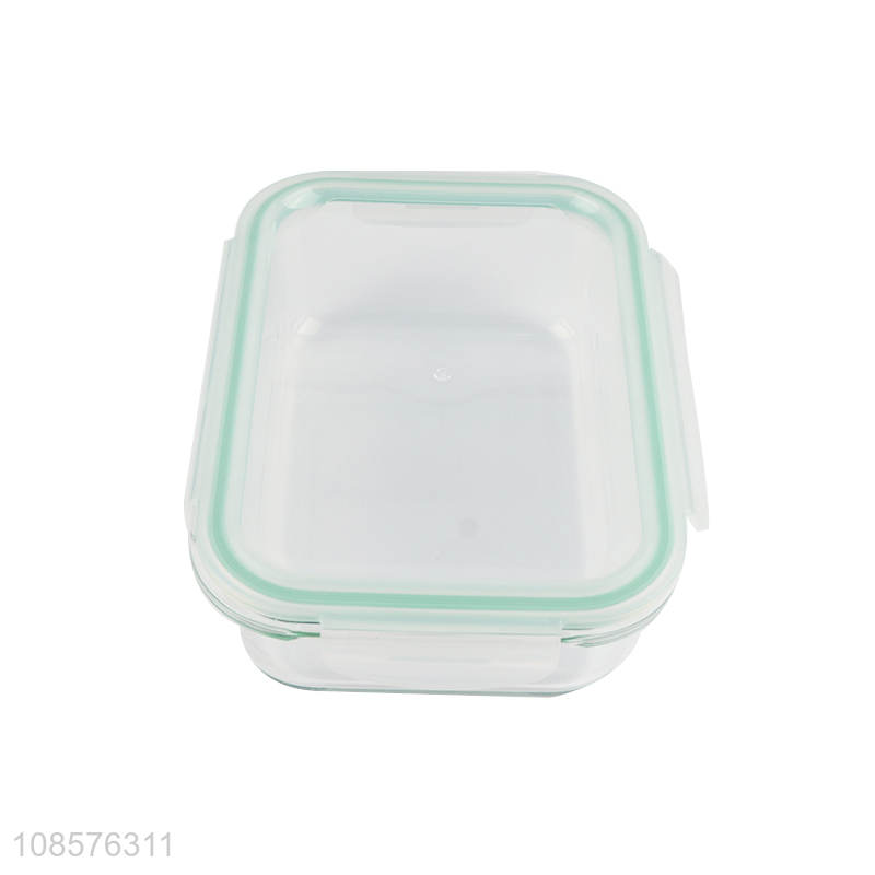 Factory supply 3pcs glass fresh-keeping bowls bento lunch box