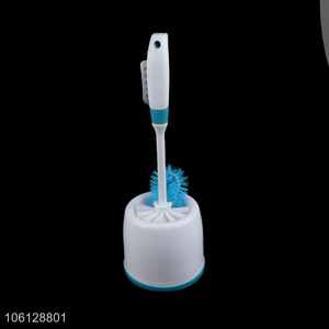 Suitable price plastic toilet brush with holder