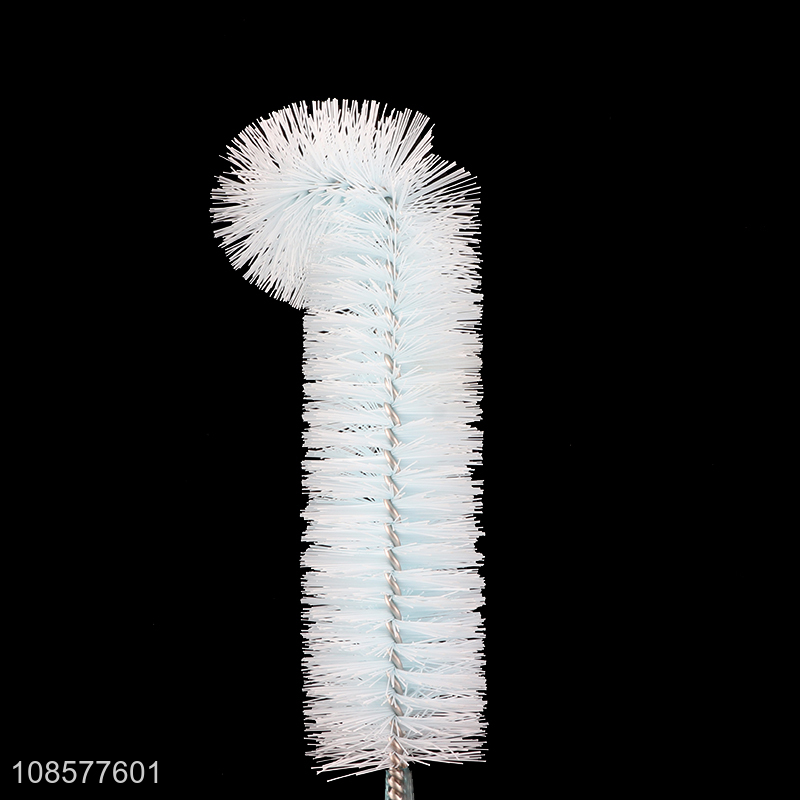 Good quality plastic handle milk bottle brush cup brush