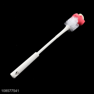 Online wholesale plastic handle sponge cup bottle brush