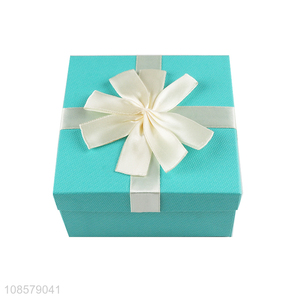 Hot products paper box gifts packing box with ribbon