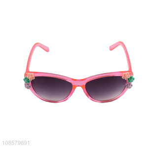 Hot selling summer outdoor girls children sunglasses wholesale