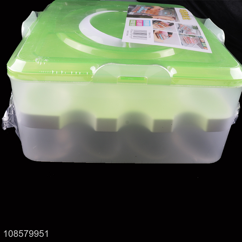 Factory price double-layer egg preservation box for kitchen