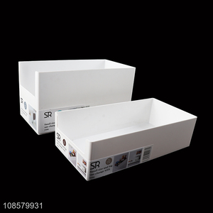 Best selling kitchen desktop plastic storage box wholesale