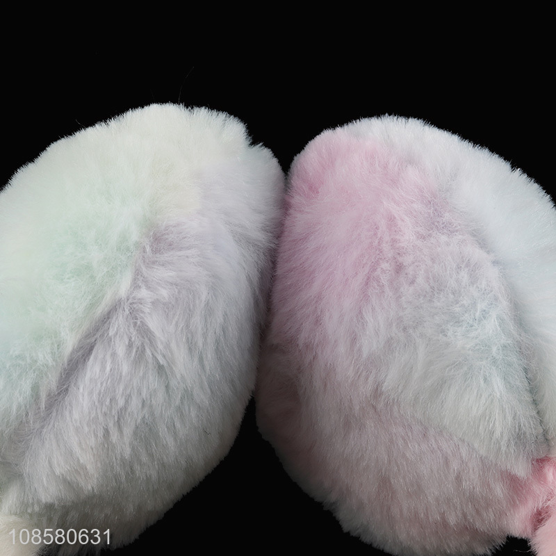 Wholesale cute winter warm plush earmuff for women girls