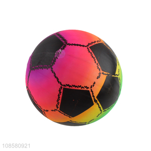 Wholesale 9 inch pvc toy ball inflatable toy football for kids