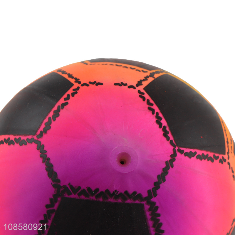 Wholesale 9 inch pvc toy ball inflatable toy football for kids