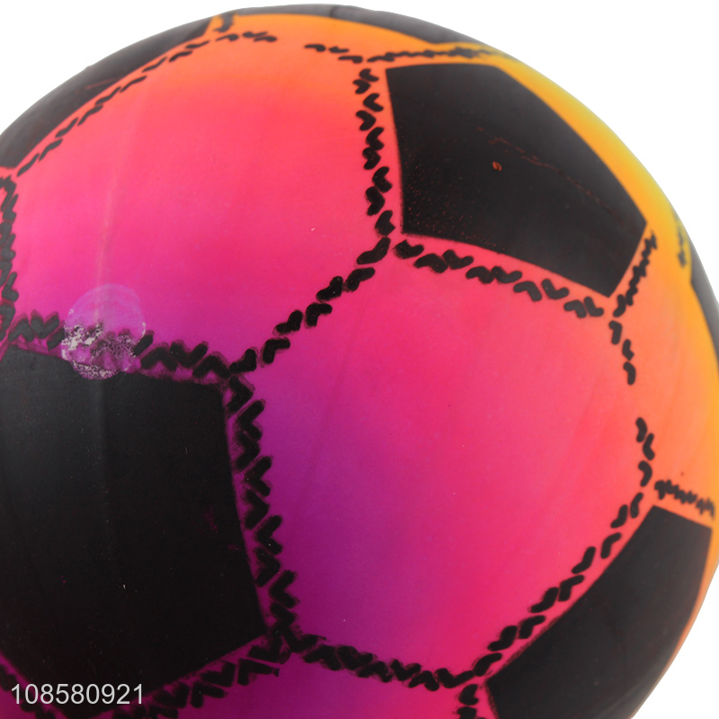 Wholesale 9 inch pvc toy ball inflatable toy football for kids