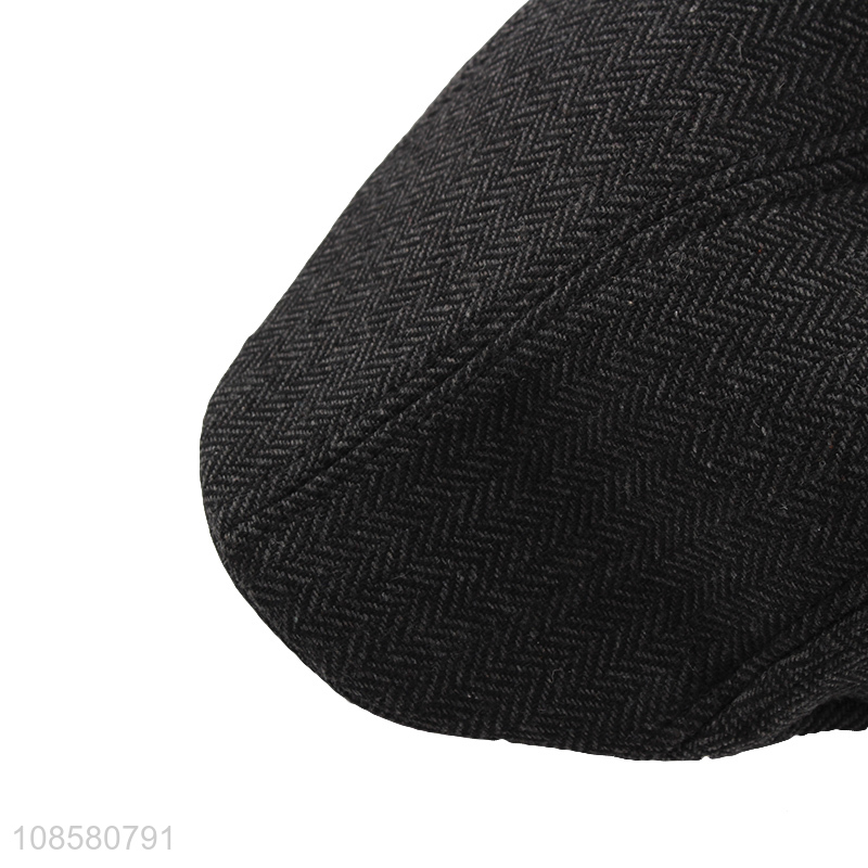 Hot sale classic style peaked cap newsboy hat for men
