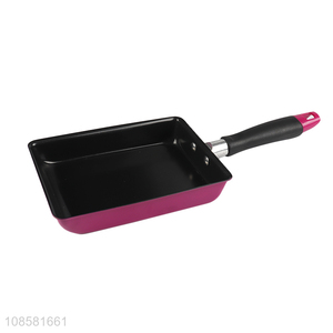 Top quality omelette egg pan rectangle frying pan