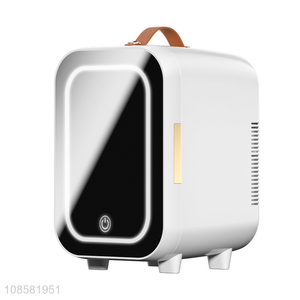 Popular products portable mirrored personal fridge for skin care