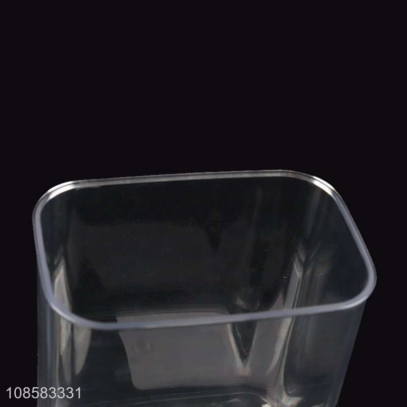 Hot sale transparent BPA free plastic kitchen food storage jar