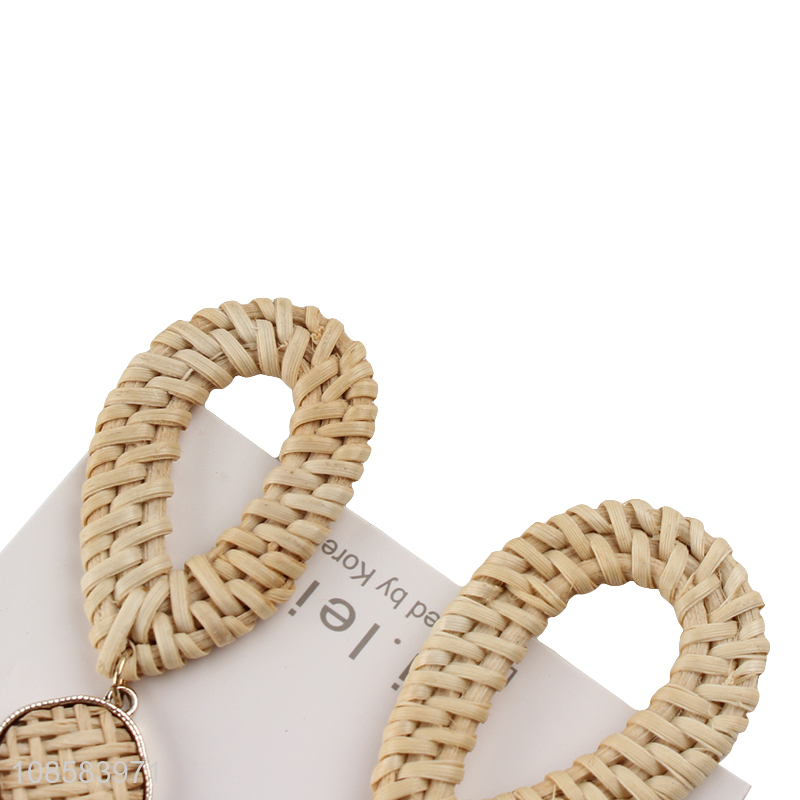 Factory price fashion handmade ladies earrings ear studs for sale