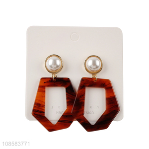 Yiwu market delicate women earrings <em>ear</em> <em>studs</em> with pearl