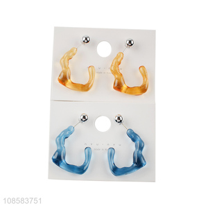 Hot products creative girls fashion earrings <em>ear</em> <em>studs</em> for sale