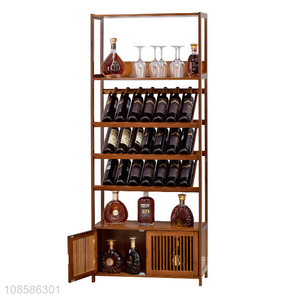 New product dining room furniture Chinese antique bamboo wine cabinet