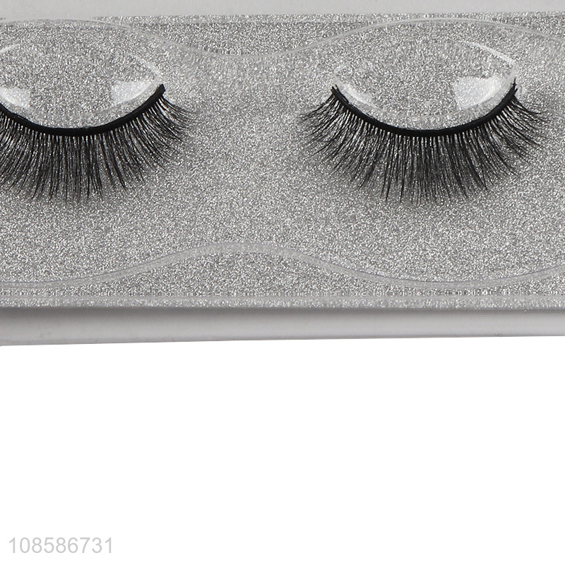 Bottom price 1 pair 6D false lashes handmade wispy eyelashes