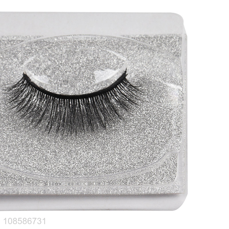 Bottom price 1 pair 6D false lashes handmade wispy eyelashes