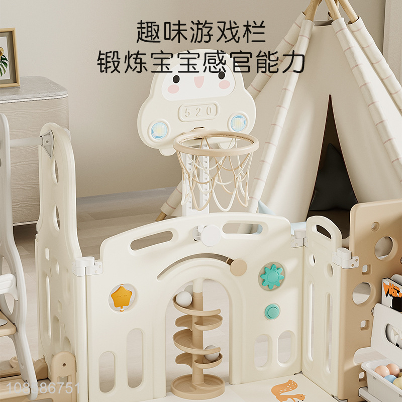 Factory price safety baby indoor home playpen baby fence for sale