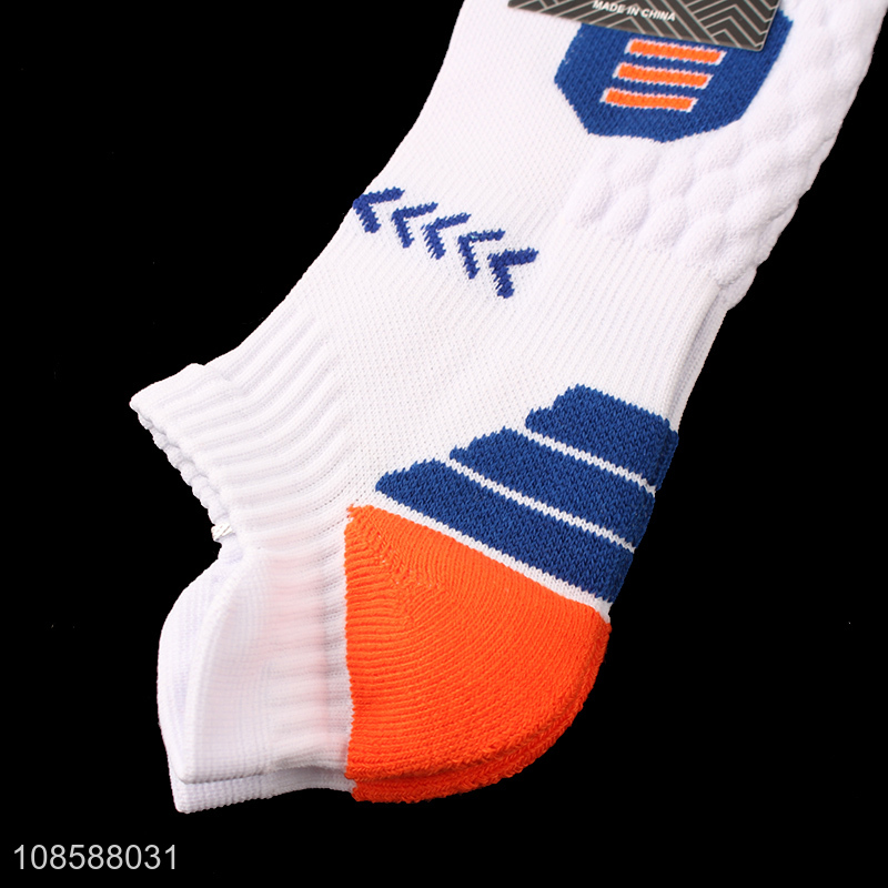 Custom men's ankle socks breathable fast drying athletic running socks