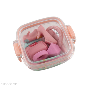 Low price students stationery <em>eraser</em> set for daily use