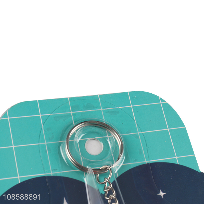 Good quality cute cartoon fox key chain with light small gift