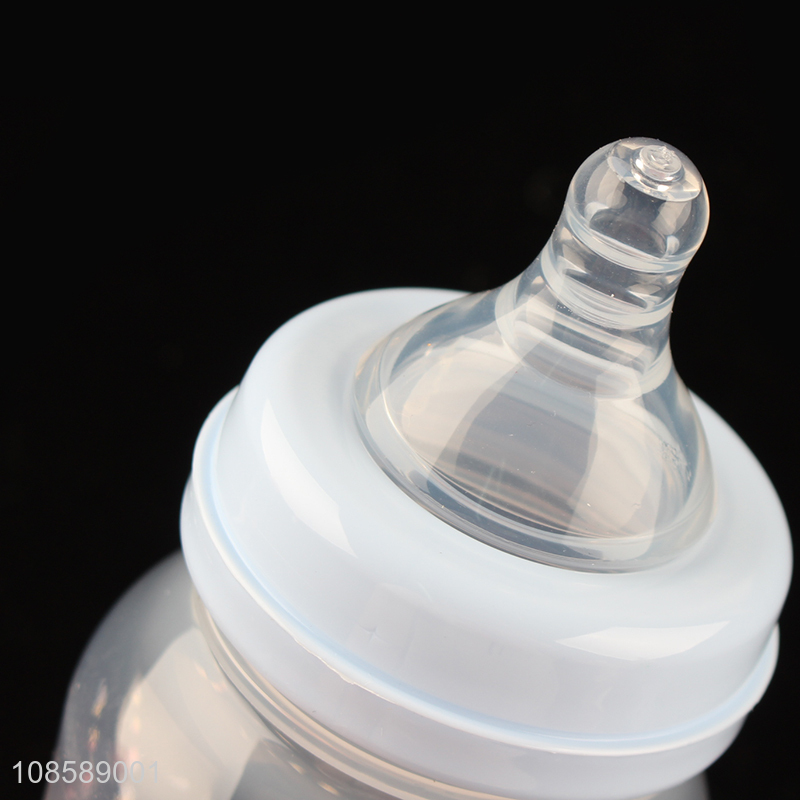 China products safety baby feeding bottle with silicone nipper