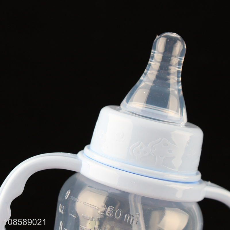 Popular products multicolor baby bottle feeding bottle with handle