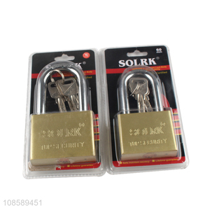 Custom logo top quality theftproof iron <em>padlock</em> with keys