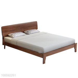 Hot products solid wood bed set wooden bed furniture for sale