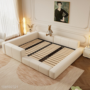 Wholesale solid wood bed master bedroom double bed for bedroom furniture