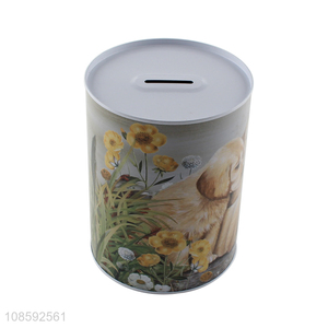 Hot selling tin <em>money</em> <em>box</em> metal piggy bank coin bank