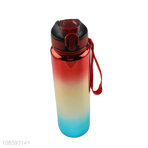 China products gradient color water bottle drinking bottle for sale