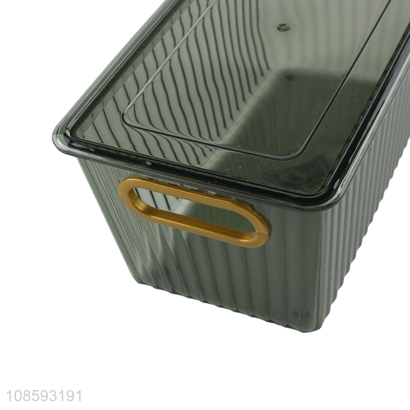Yiwu market large capacity refrigerator storage box with lid